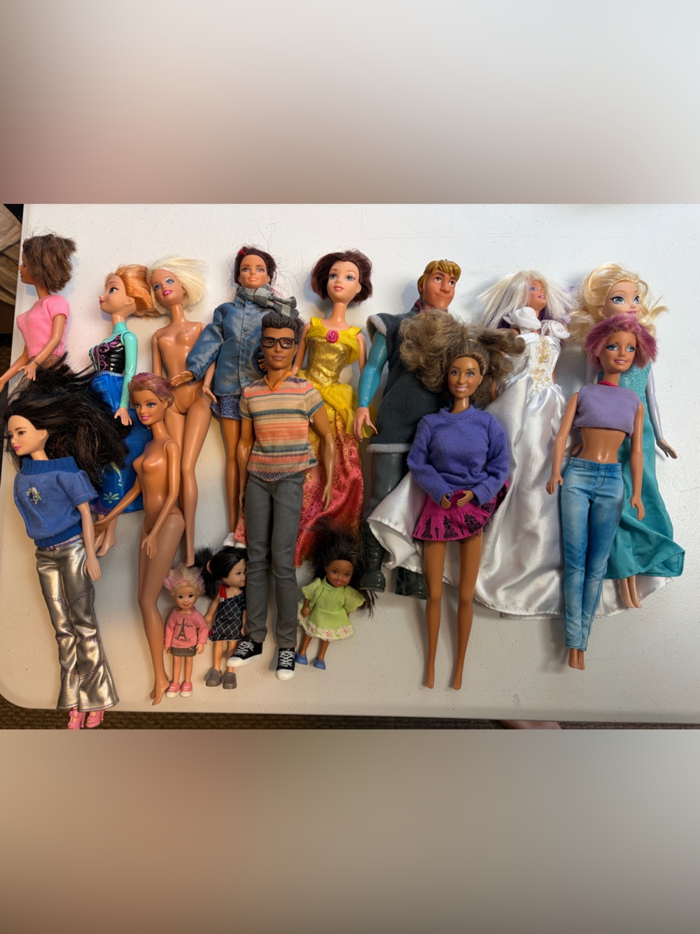 Lot of Barbie Doll Ken Chelsea Sister Fashion Dolls Clothing Shoes Parts pieces